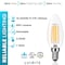 Luxrite B11 LED Light Bulbs 7W (100W Equivalent) 800LM 3000K Soft White Dimmable E12 Candelabra Base 6-Pack LR21634-6PK - alternate 5